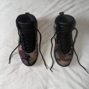 Jordan 10 retro woodland camo shoes